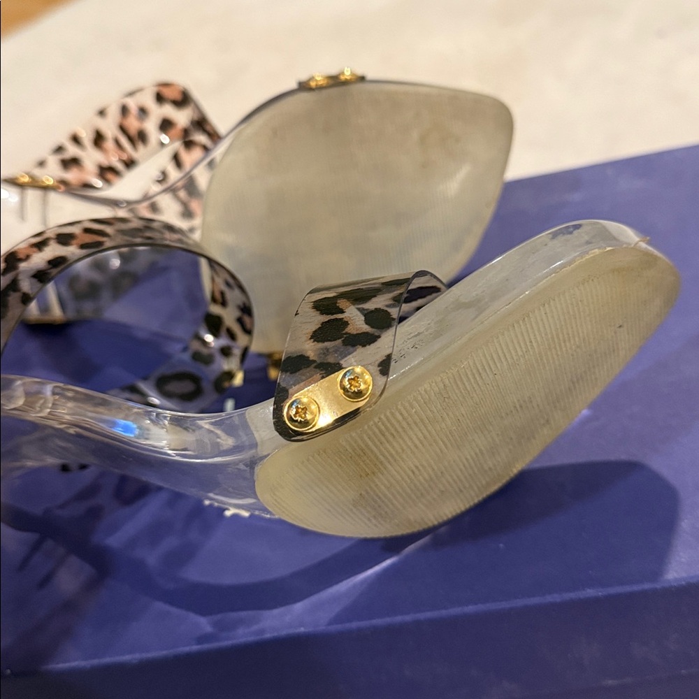 Stuart Weitzman Leopard Print Heels - Picture 11 of 14